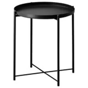 IKEA GLADOM Black Tray Table Your Portable Sidekick for Any Space